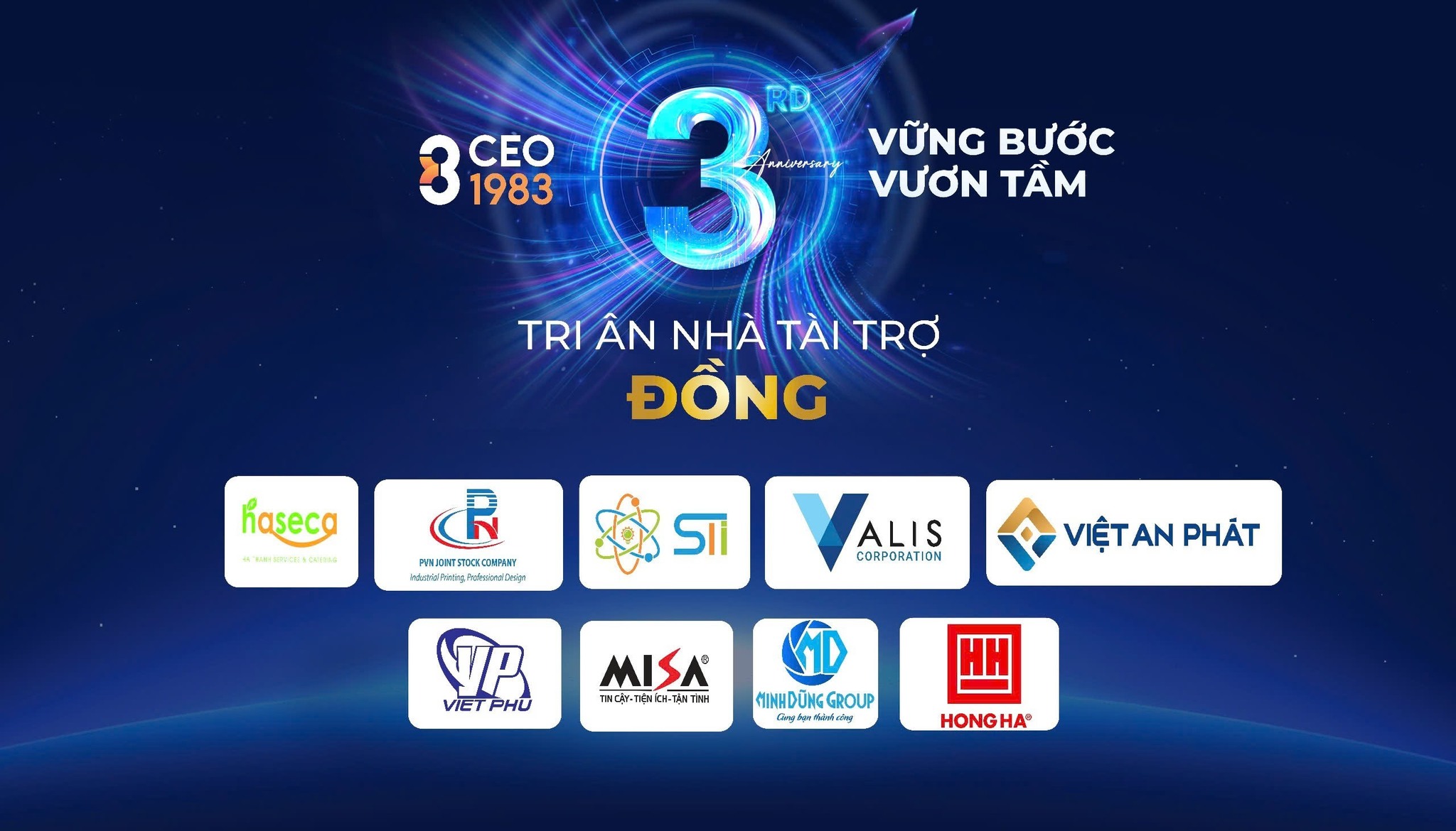 CẢM ƠN CÁC NHÀ TÀI TRỢ 3
