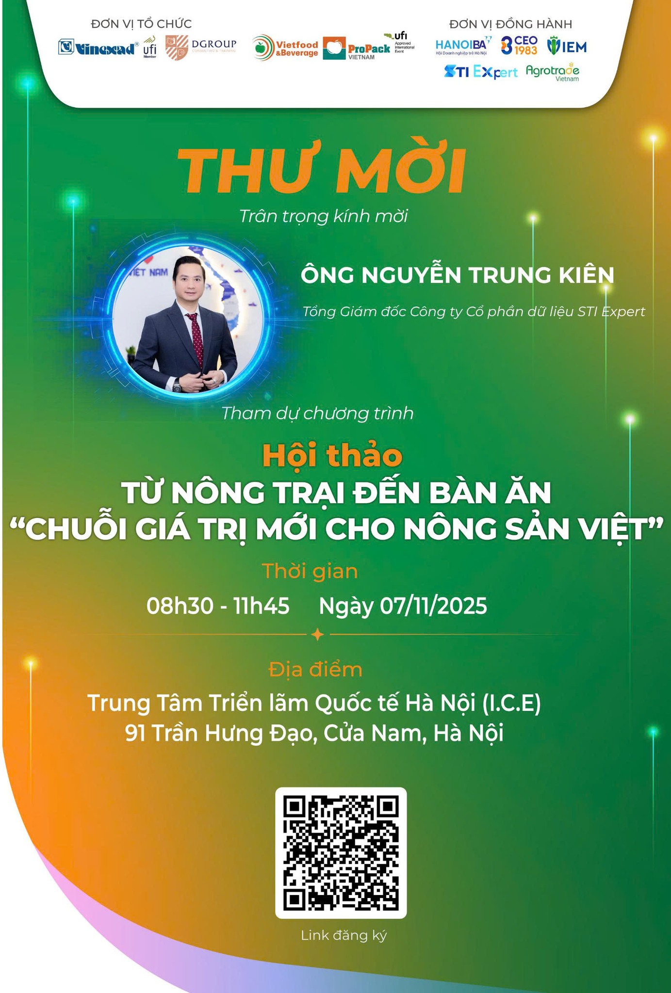 HỘI THẢO TỪ NÔNG TRẠI ĐẾN BÀN ĂN - CHUỖI GIÁ TRỊ MỚI CHO NÔNG SẢN VIỆT 3